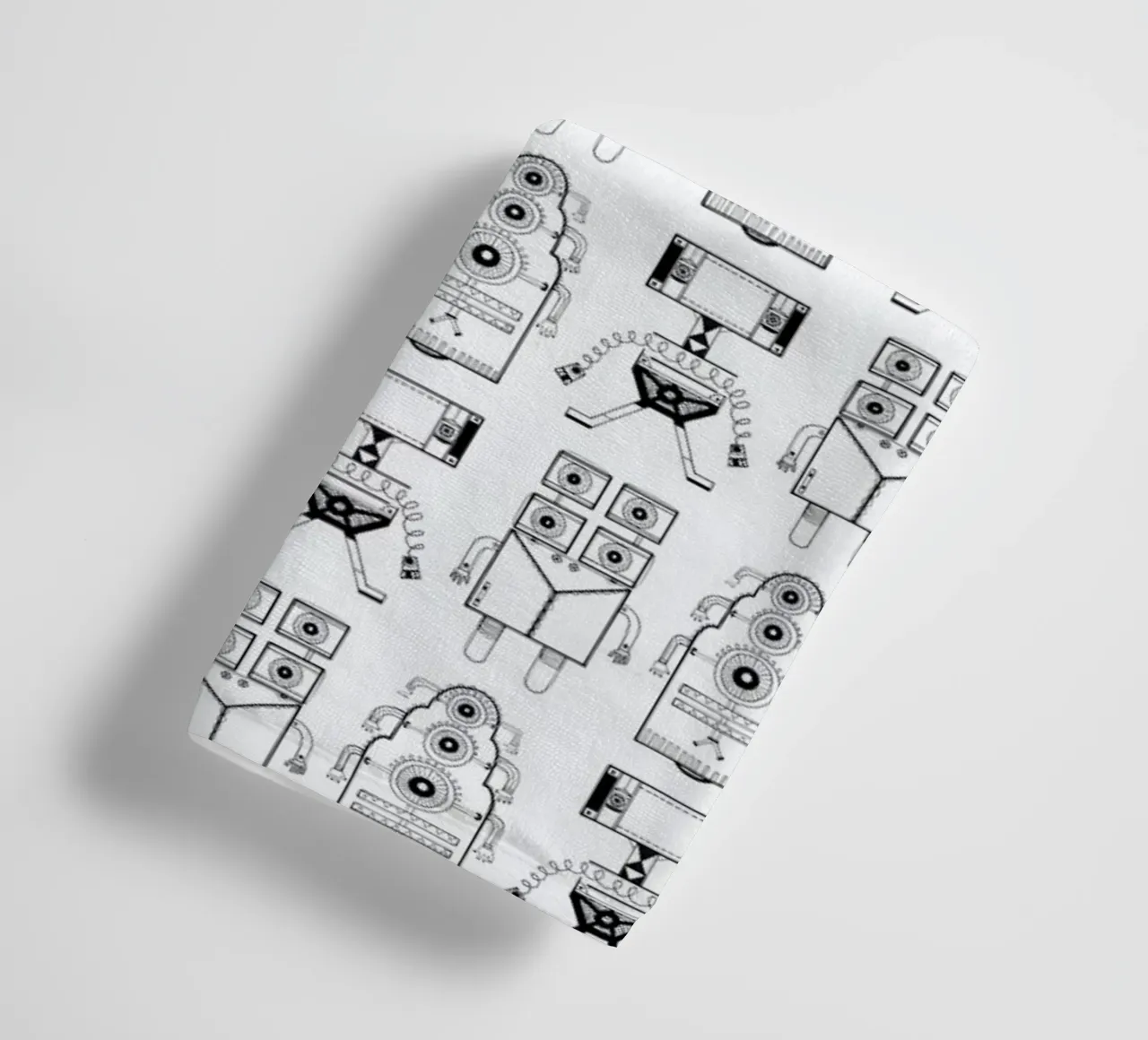 Robots (patroonrobotskopie) towel by Studio Teer