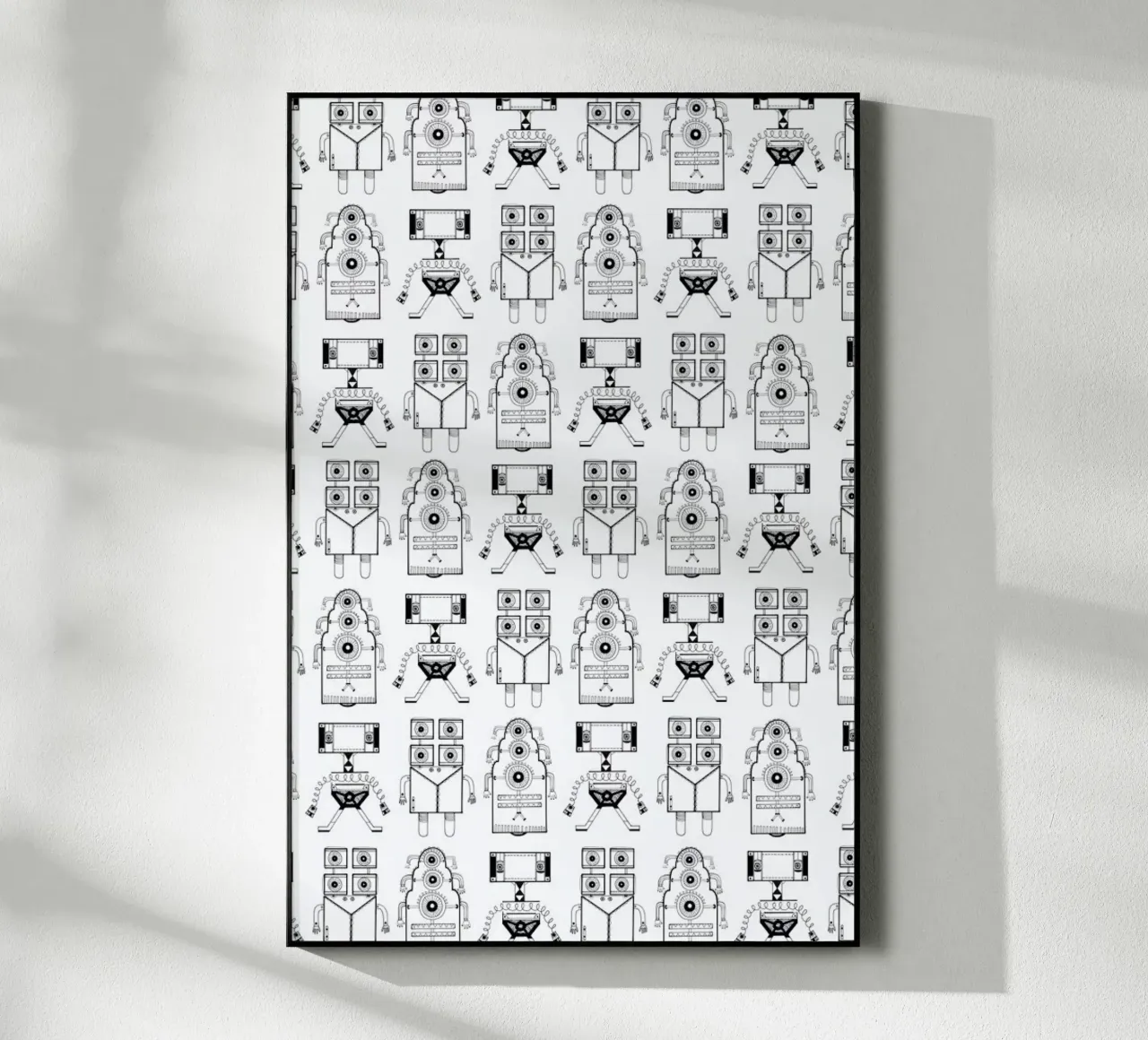 Robots (patroonrobotskopie) plexiglas de Studio Teer