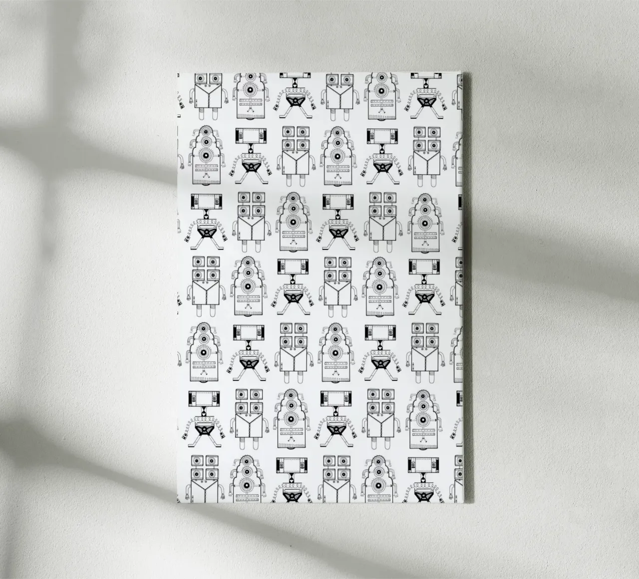 Robots (patroonrobotskopie) tela da Studio Teer