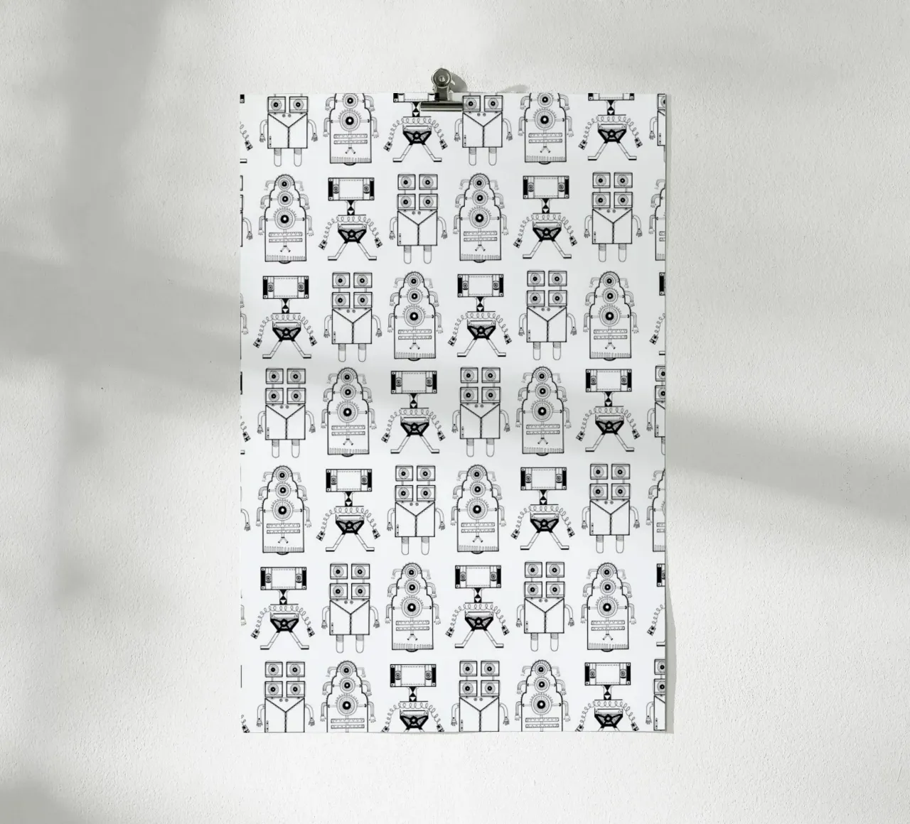 Robots (patroonrobotskopie) carta hahnemühle da Studio Teer