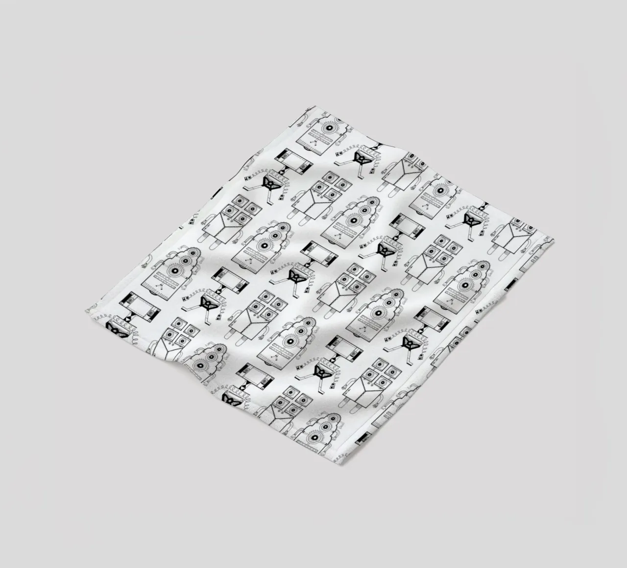 Robots (patroonrobotskopie) coperta in pile da Studio Teer