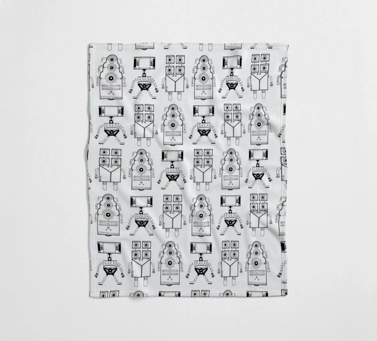 Robots (patroonrobotskopie) coperta in pile da Studio Teer