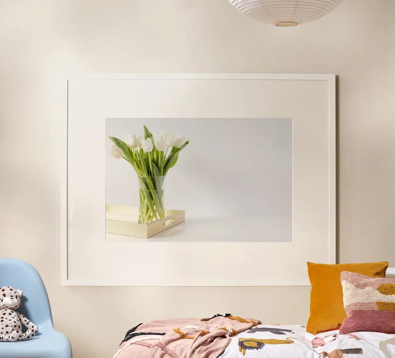 Poesia da scrivania poster con telaio in legno da PhotoVibe Decor
