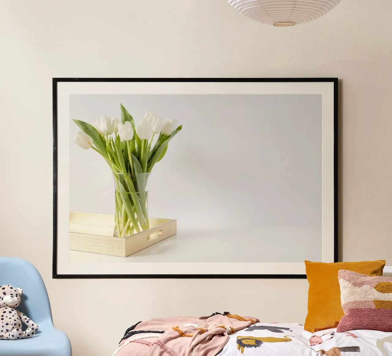 Poesia da scrivania poster con telaio in legno da PhotoVibe Decor