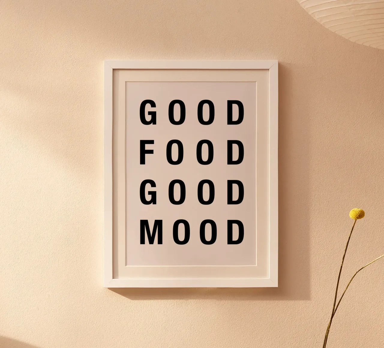 Good Food, Good Mood – Retro Wholesome Vibes poster da Attaboy Dsgn