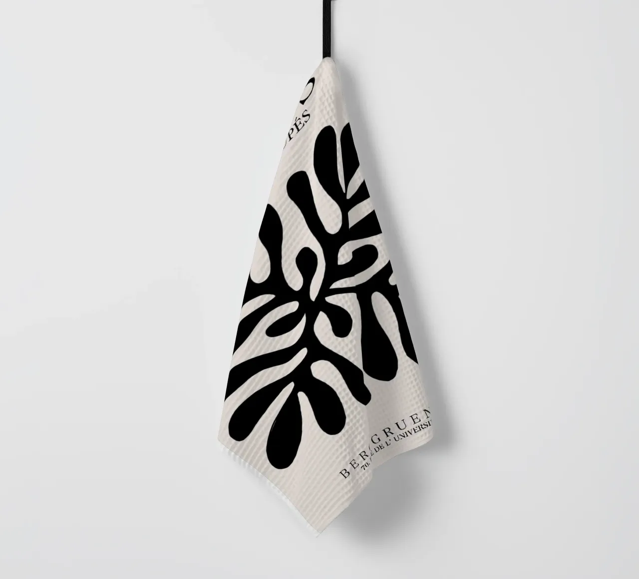 L'art noir de Matisse torchon de SLOW LIVING ARTWORK