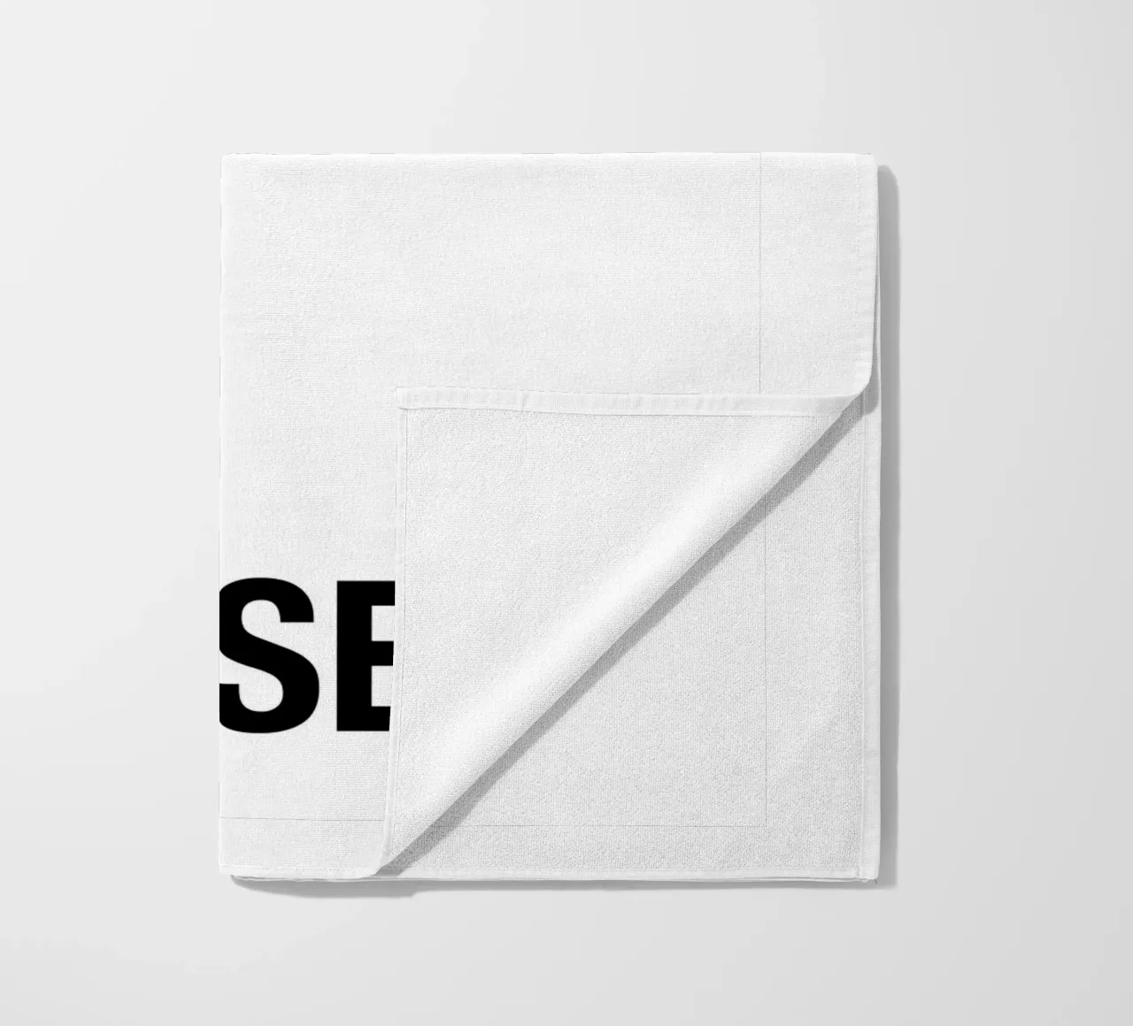 No Riff Raff Please – Bold & Witty Statement Art telo mare da Attaboy Dsgn