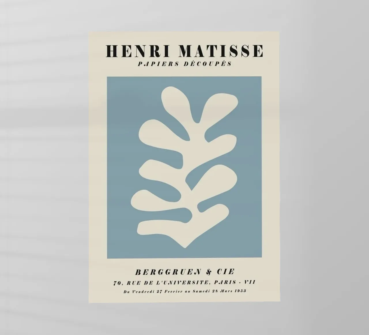 Foglia di Matisse pellicola backlit da SLOW LIVING ARTWORK