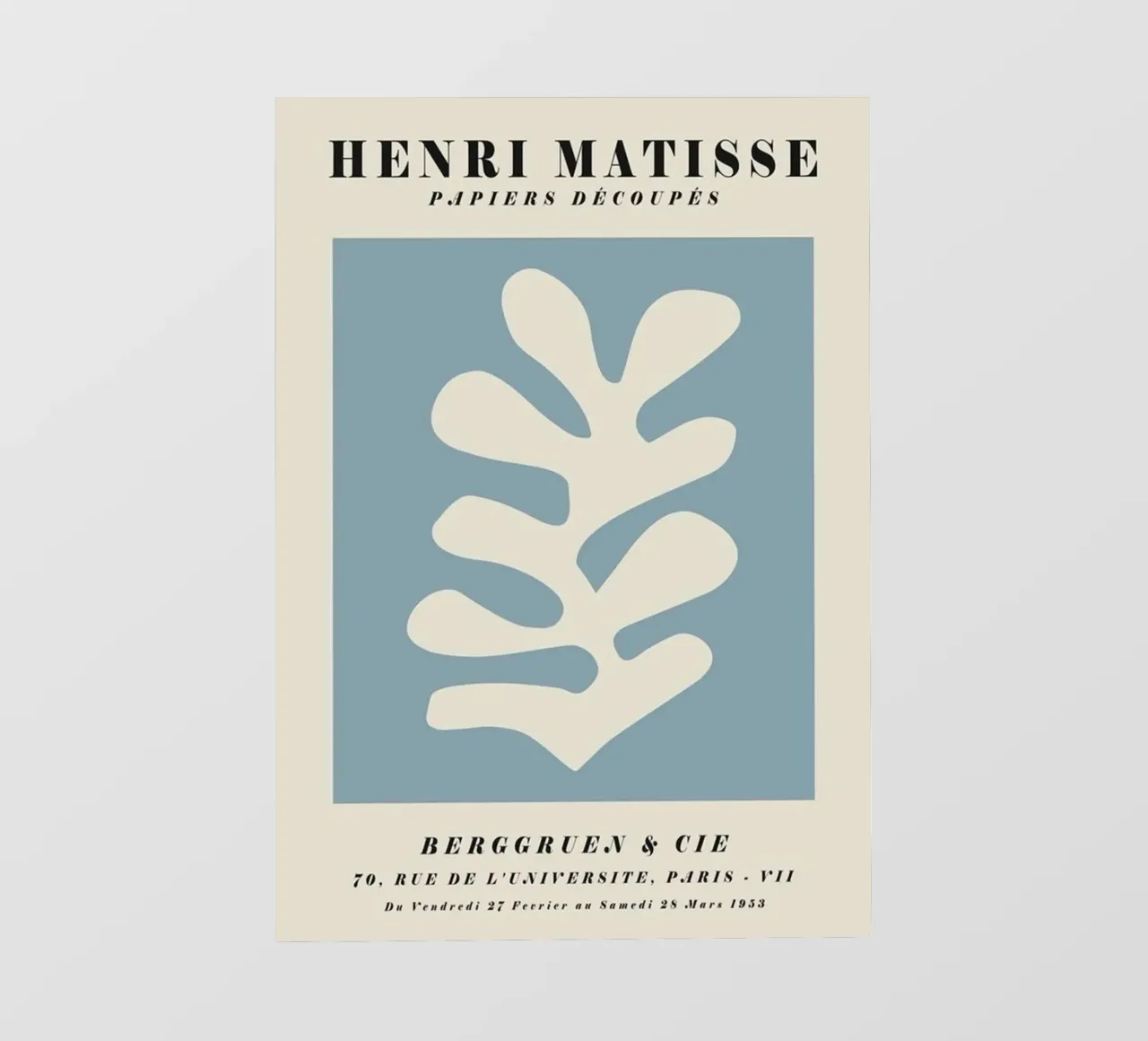 Foglia di Matisse pellicola backlit da SLOW LIVING ARTWORK