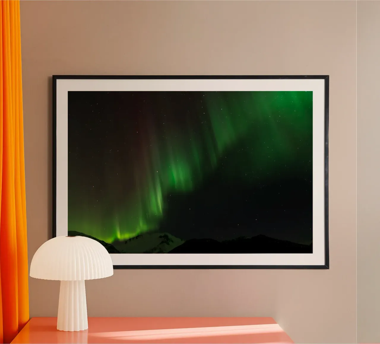 Sinfonia dell'aurora boreale, Norvegia poster da PhotoVibe Decor