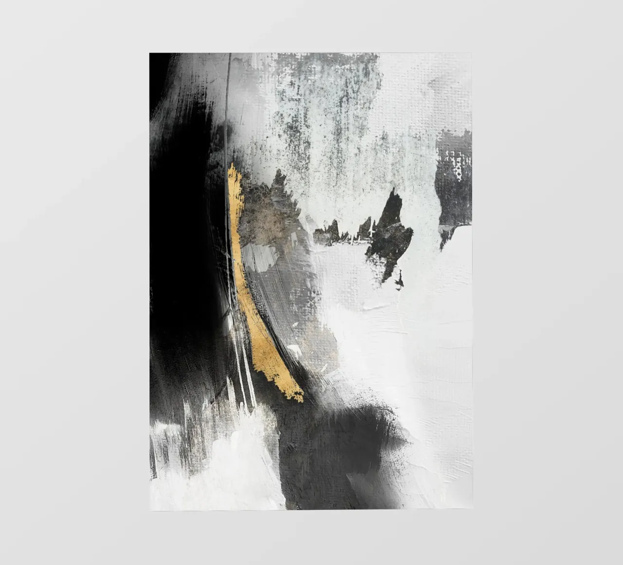black and gray abstract brushstrokes pellicola backlit da vintageshop