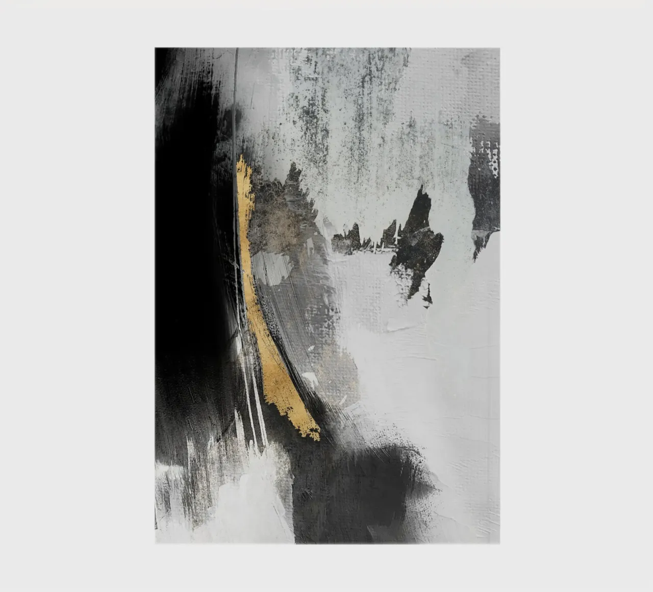 black and gray abstract brushstrokes diario da vintageshop