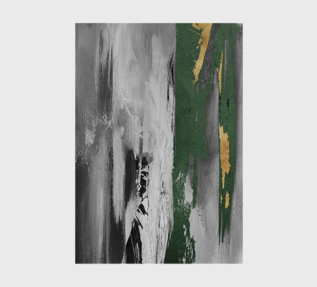 abstract brushstrokes modern art Notizbuch von vintageshop