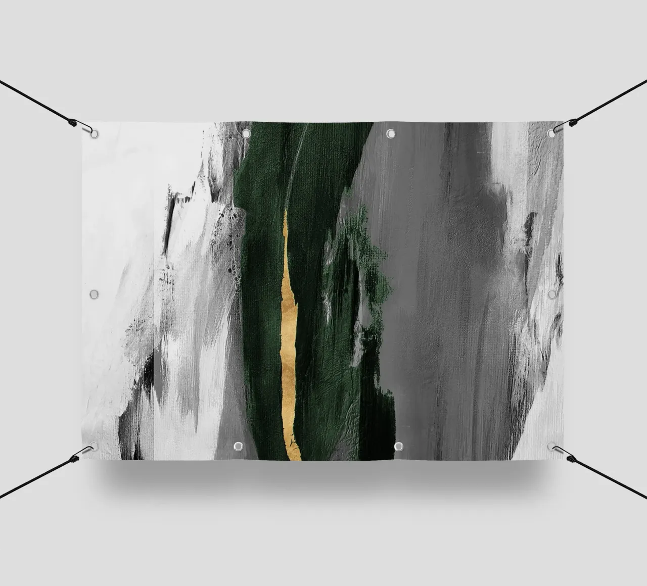 abstract brushstrokes modern art 1 telo in pvc da vintageshop