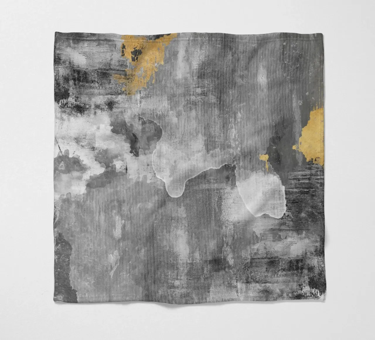 abstract brushstrokes modern art 2 coperta in pile da vintageshop