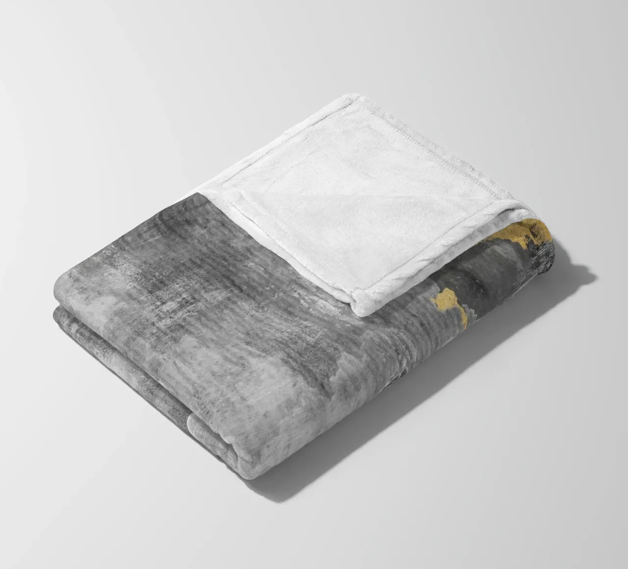 abstract brushstrokes modern art 2 coperta in pile da vintageshop