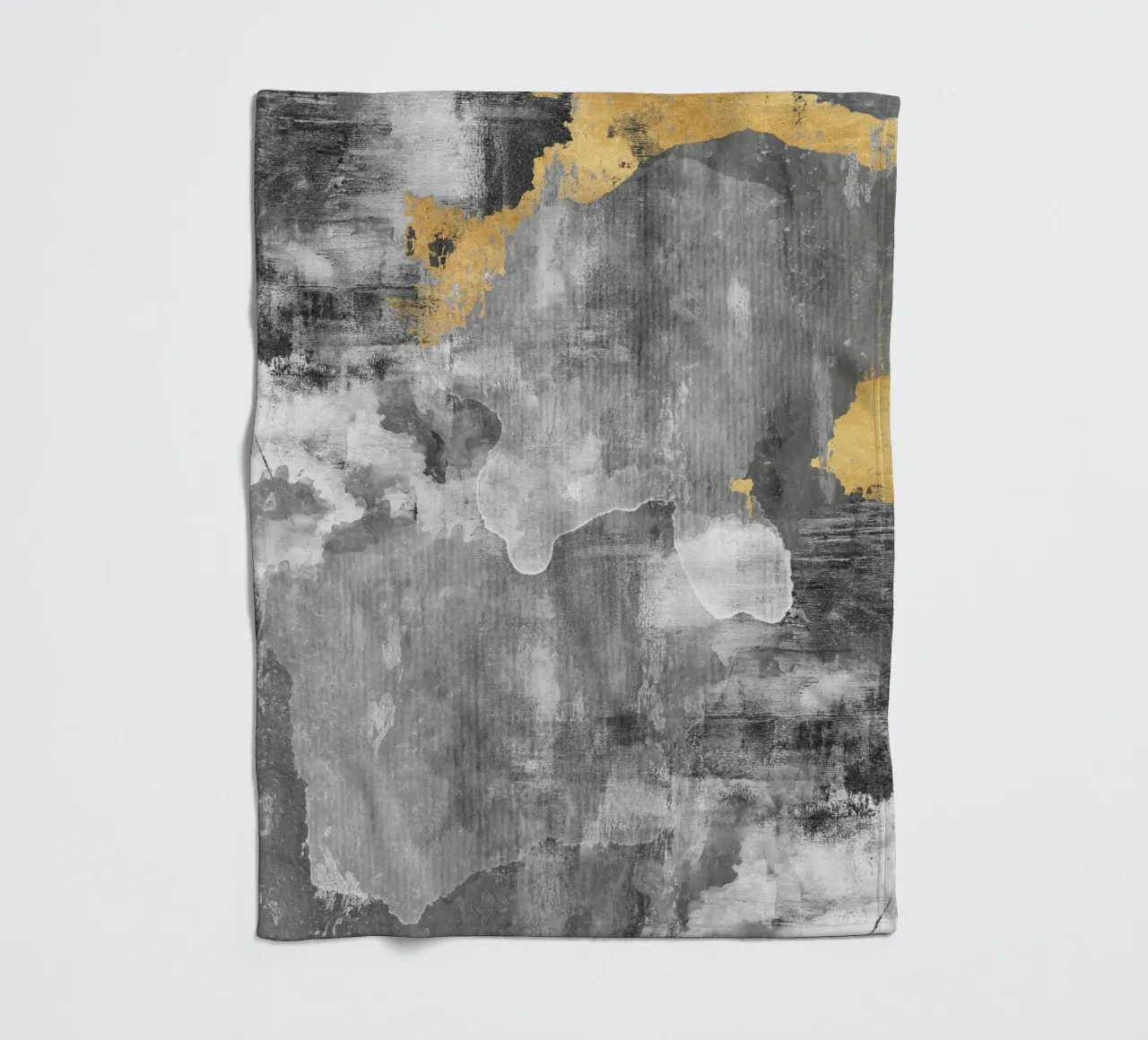 abstract brushstrokes modern art 2 coperta in pile da vintageshop
