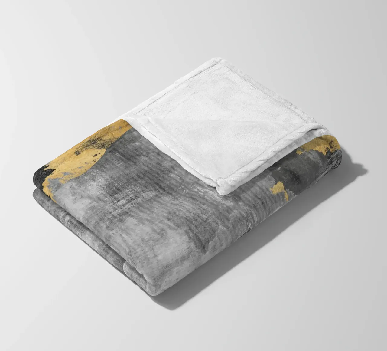 abstract brushstrokes modern art 2 coperta in pile da vintageshop