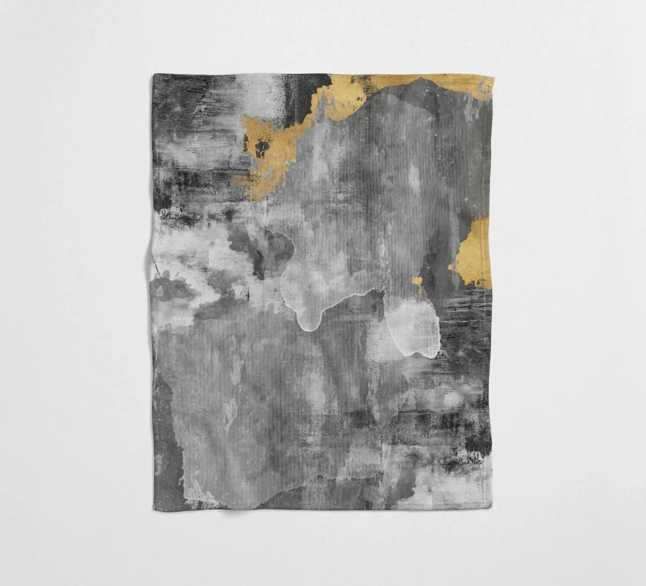 abstract brushstrokes modern art 2 coperta in pile da vintageshop