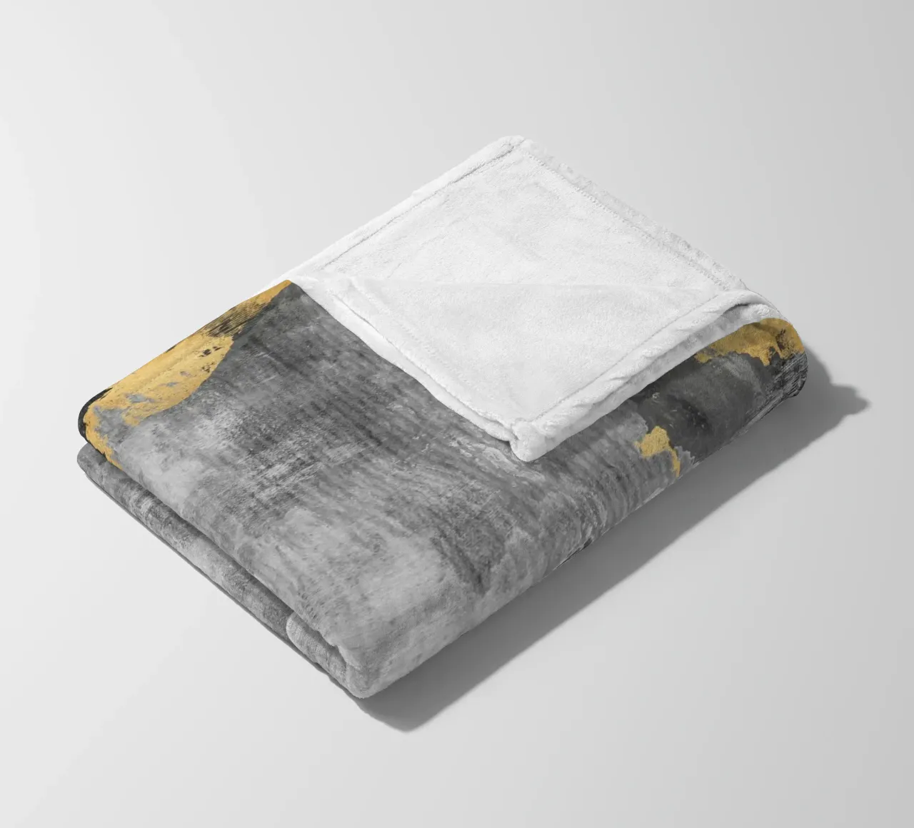 abstract brushstrokes modern art 2 coperta in pile da vintageshop