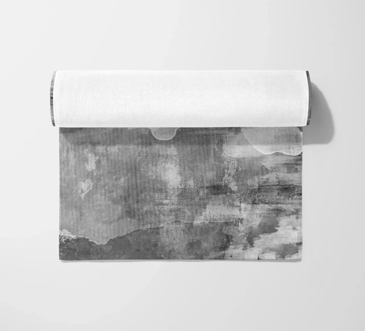 abstract brushstrokes modern art 2 telo mare da vintageshop