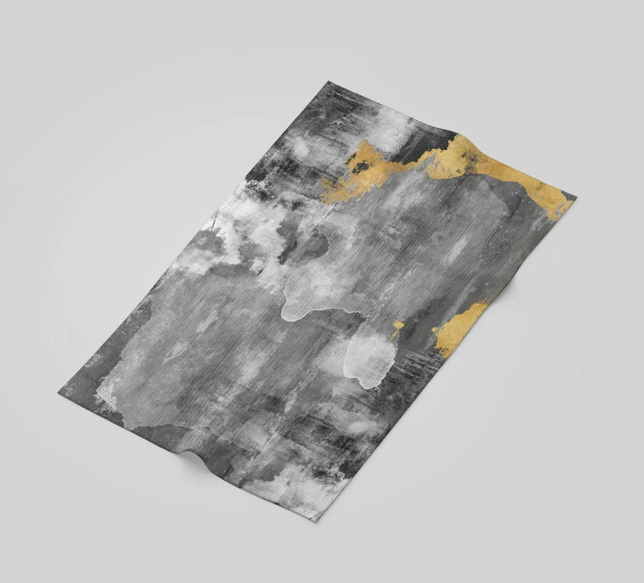 abstract brushstrokes modern art 2 telo mare da vintageshop