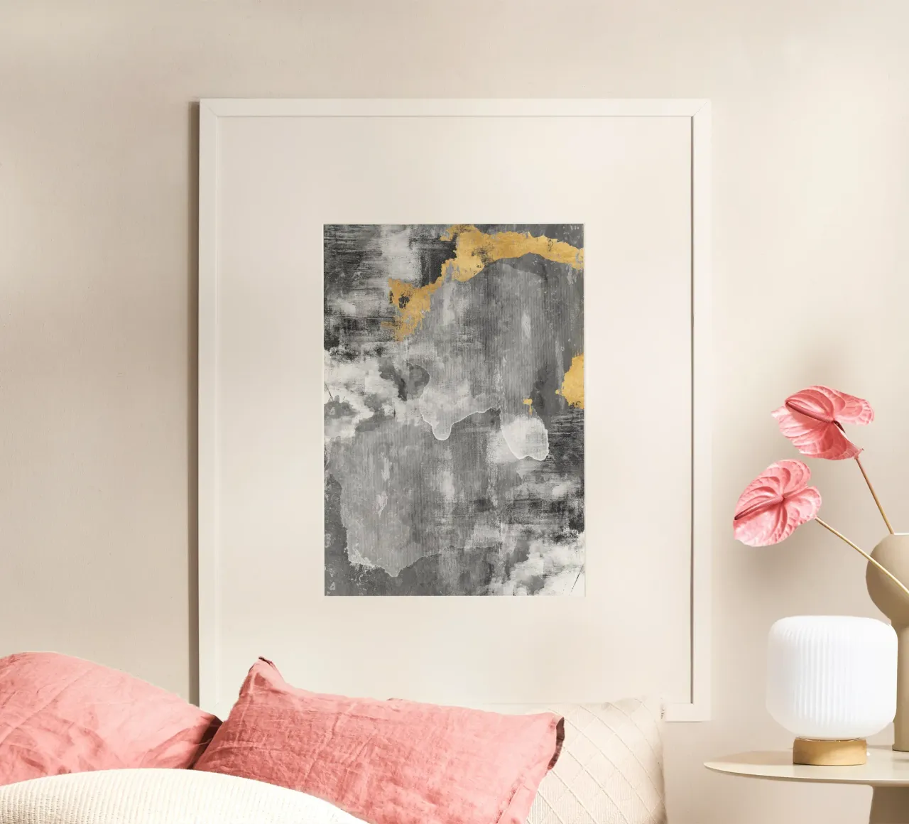 abstract brushstrokes modern art 2 carta hahnemühle da vintageshop