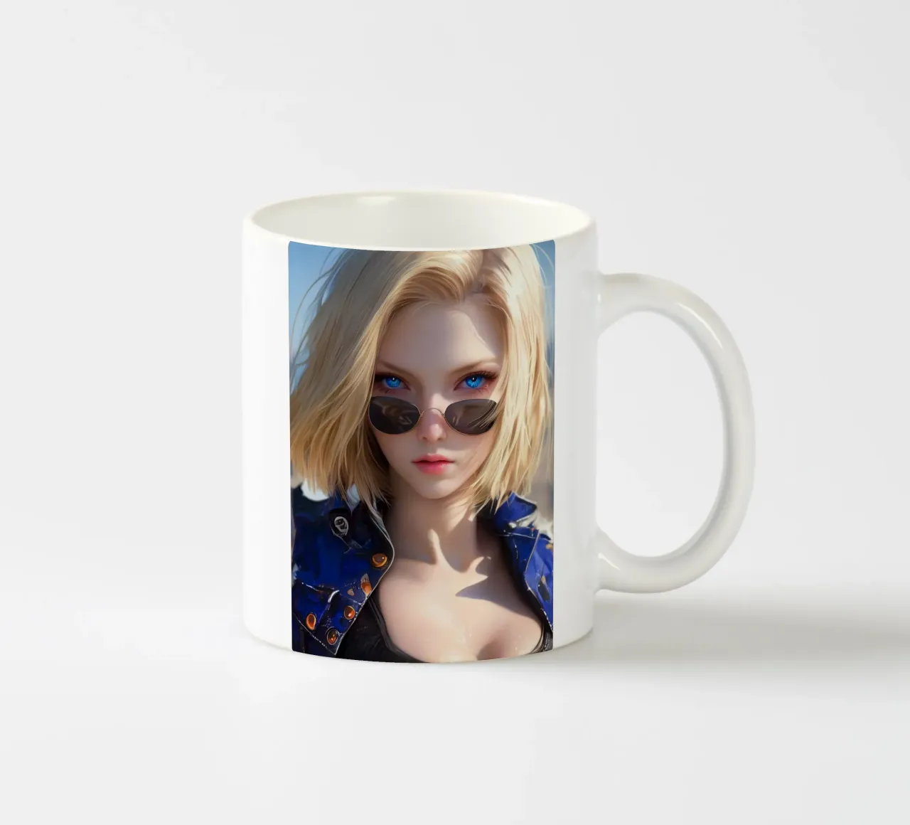 Android 18 Dragon Ball tazza in ceramica da Fleur de Lys