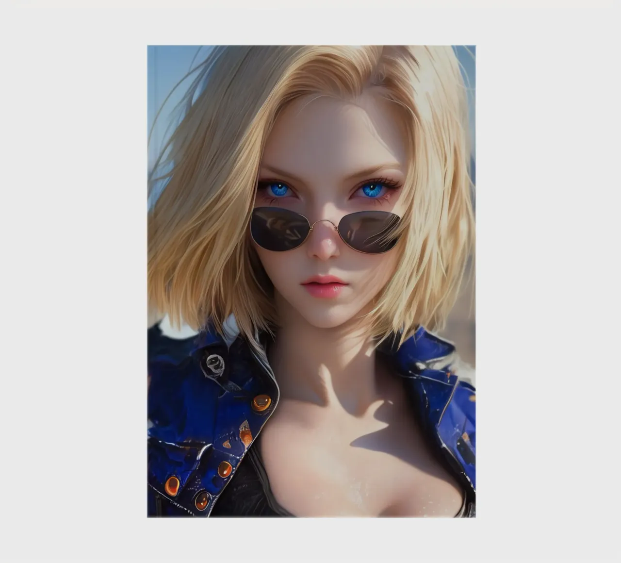 Android 18 Dragon Ball notebook by Fleur de Lys