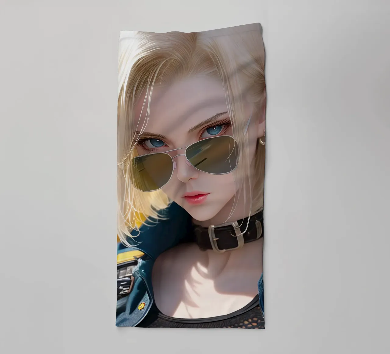Android 18 Dragon Ball asciugamano da bagno da Fleur de Lys