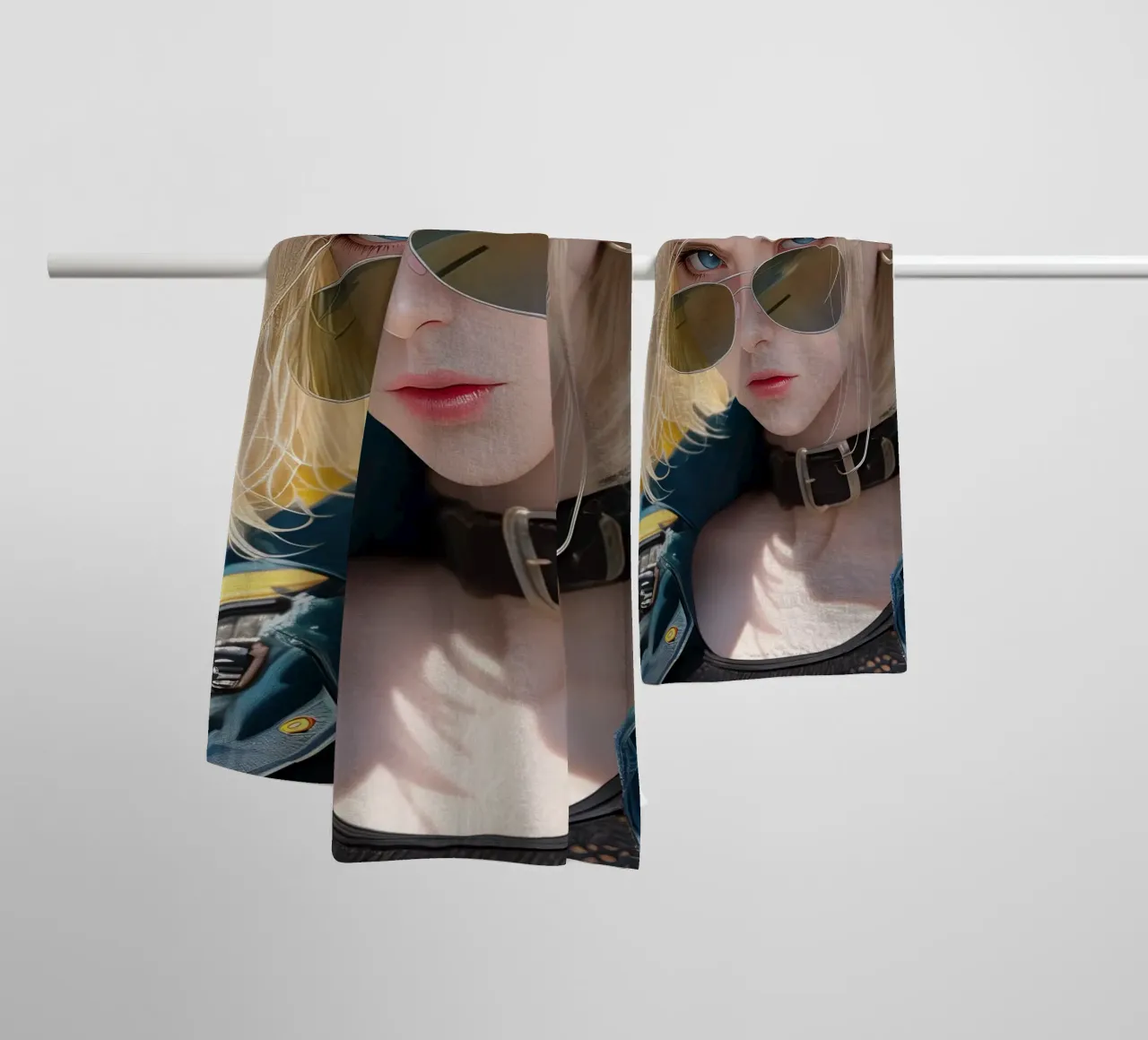 Android 18 Dragon Ball asciugamano da bagno da Fleur de Lys