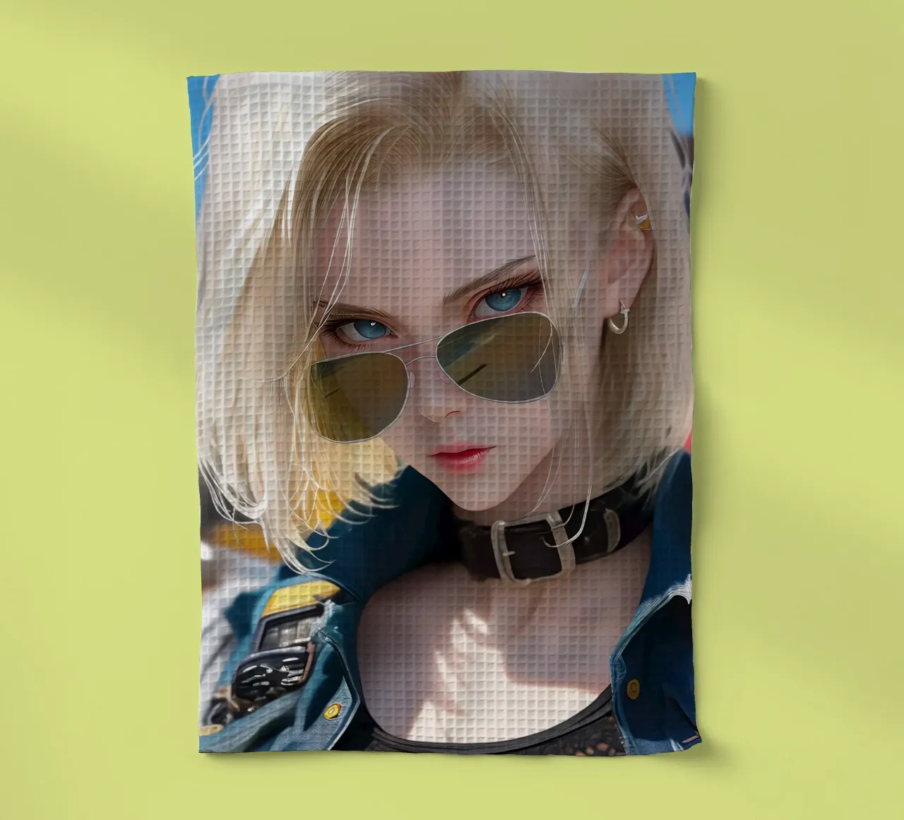 Android 18 Dragon Ball canovaccio da cucina da Fleur de Lys