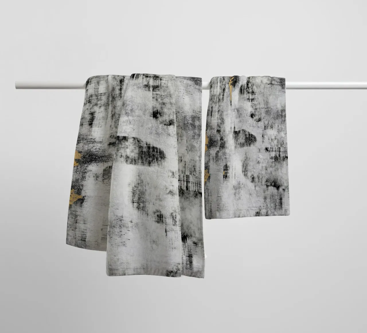 abstract brushstrokes modern art 3 asciugamano da bagno da vintageshop