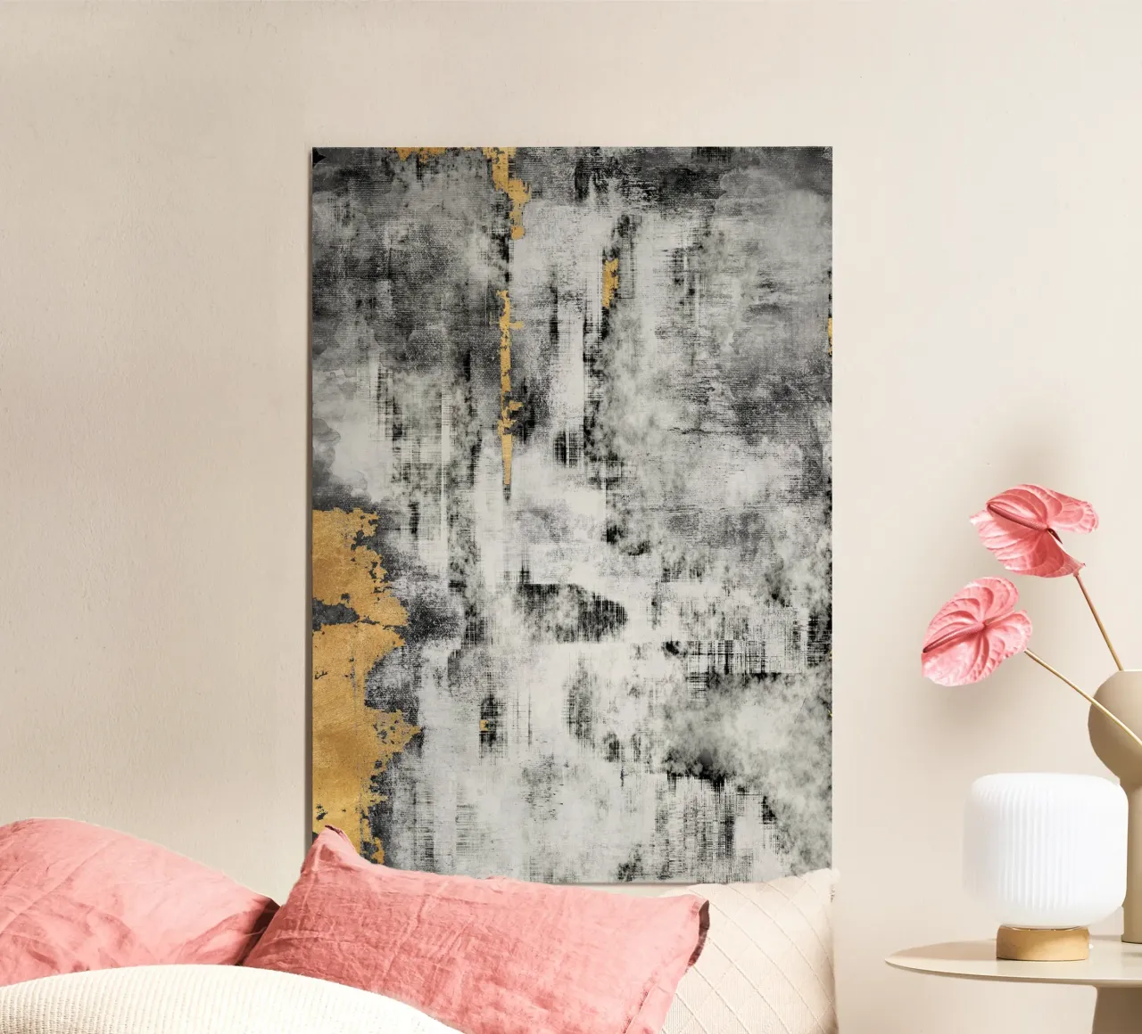 abstract brushstrokes modern art 3 poster da vintageshop