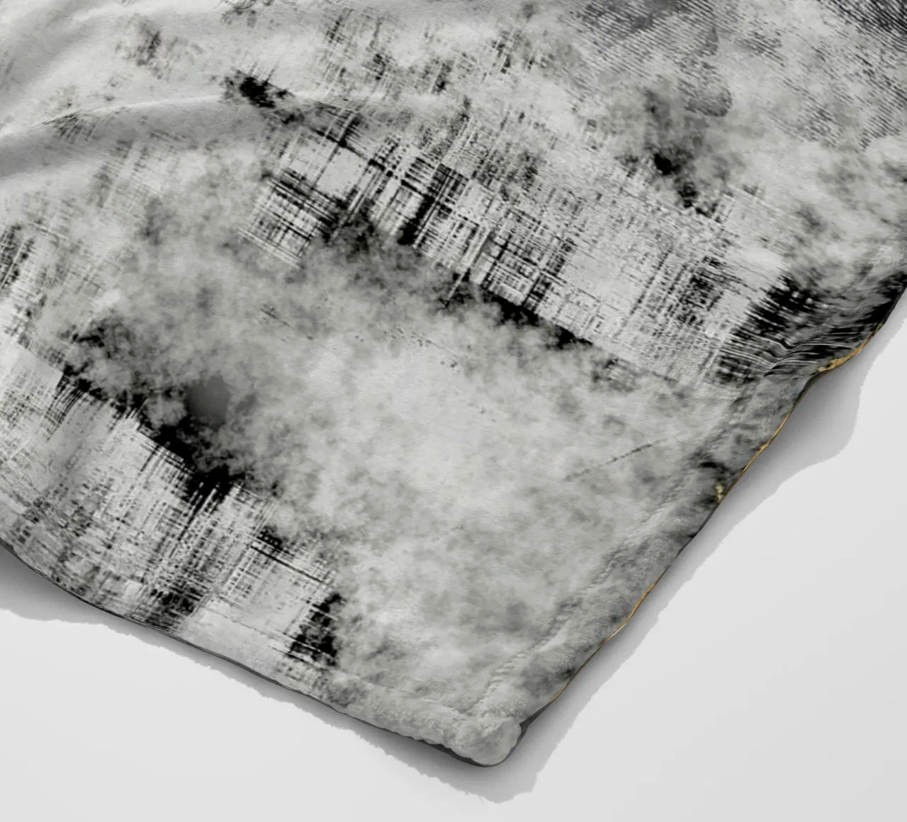 abstract brushstrokes modern art 3 coperta in pile da vintageshop