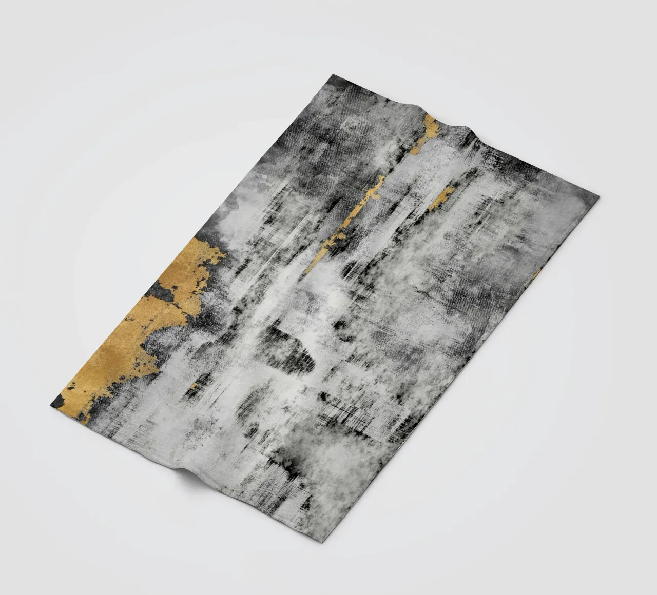 abstract brushstrokes modern art 3 coperta in pile da vintageshop