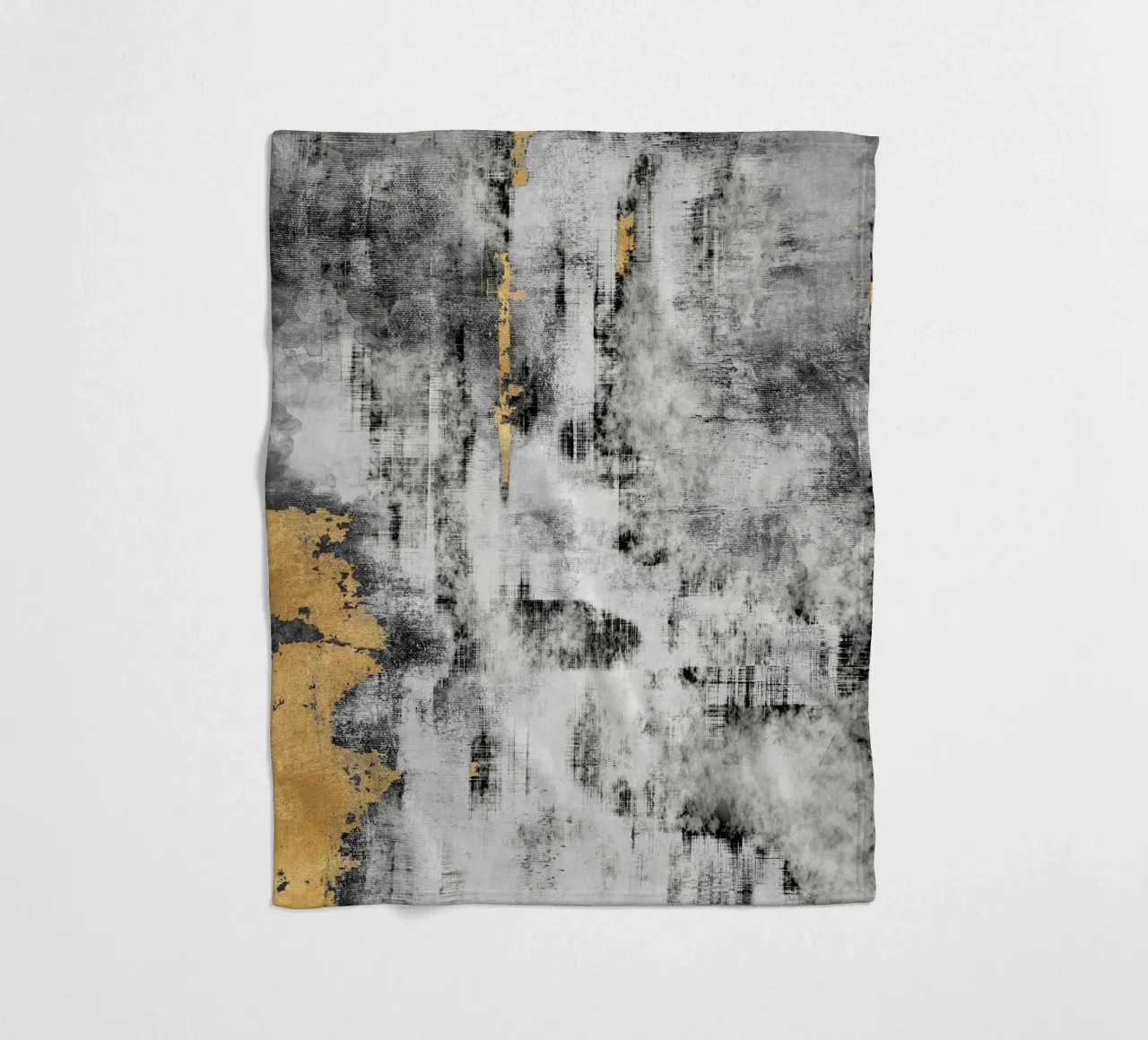 abstract brushstrokes modern art 3 coperta in pile da vintageshop