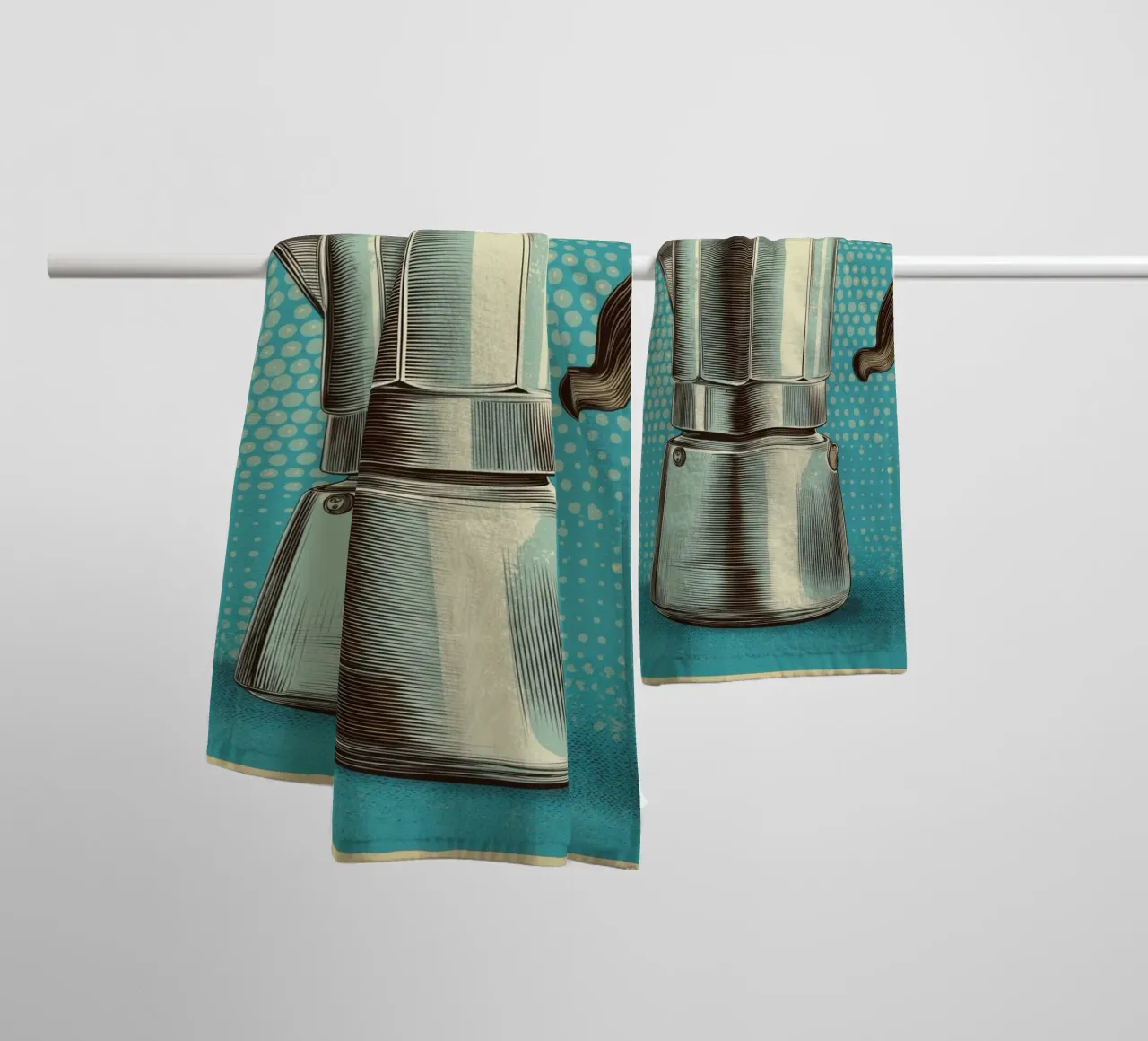 Percolator poster asciugamano da bagno da Pictura
