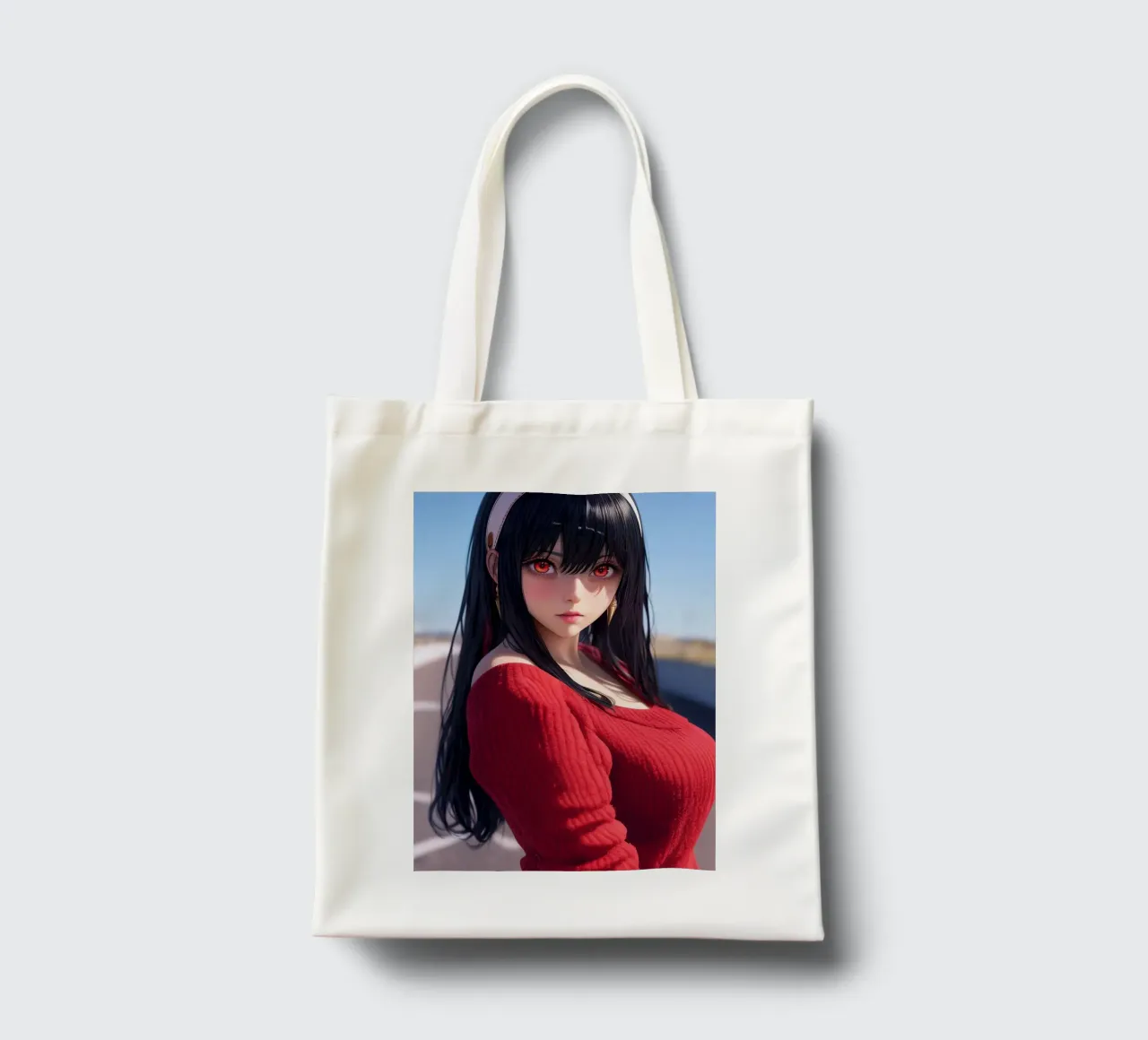 Yor Forger Spy X Family borsa in juta da Fleur de Lys