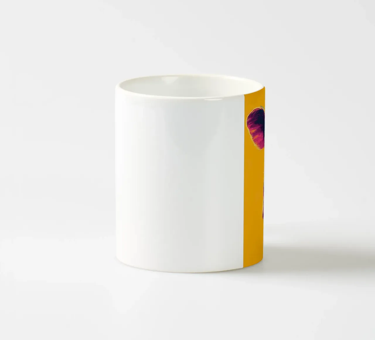 Mucca colorata tazza in ceramica da Pictura
