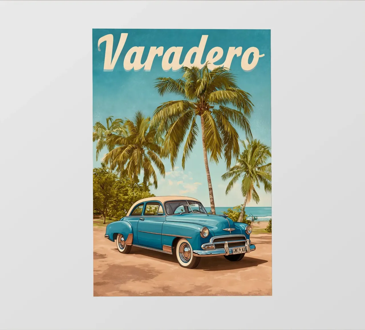 Varadero vintage Reiseposter telo in pvc da Vintage Travel Art