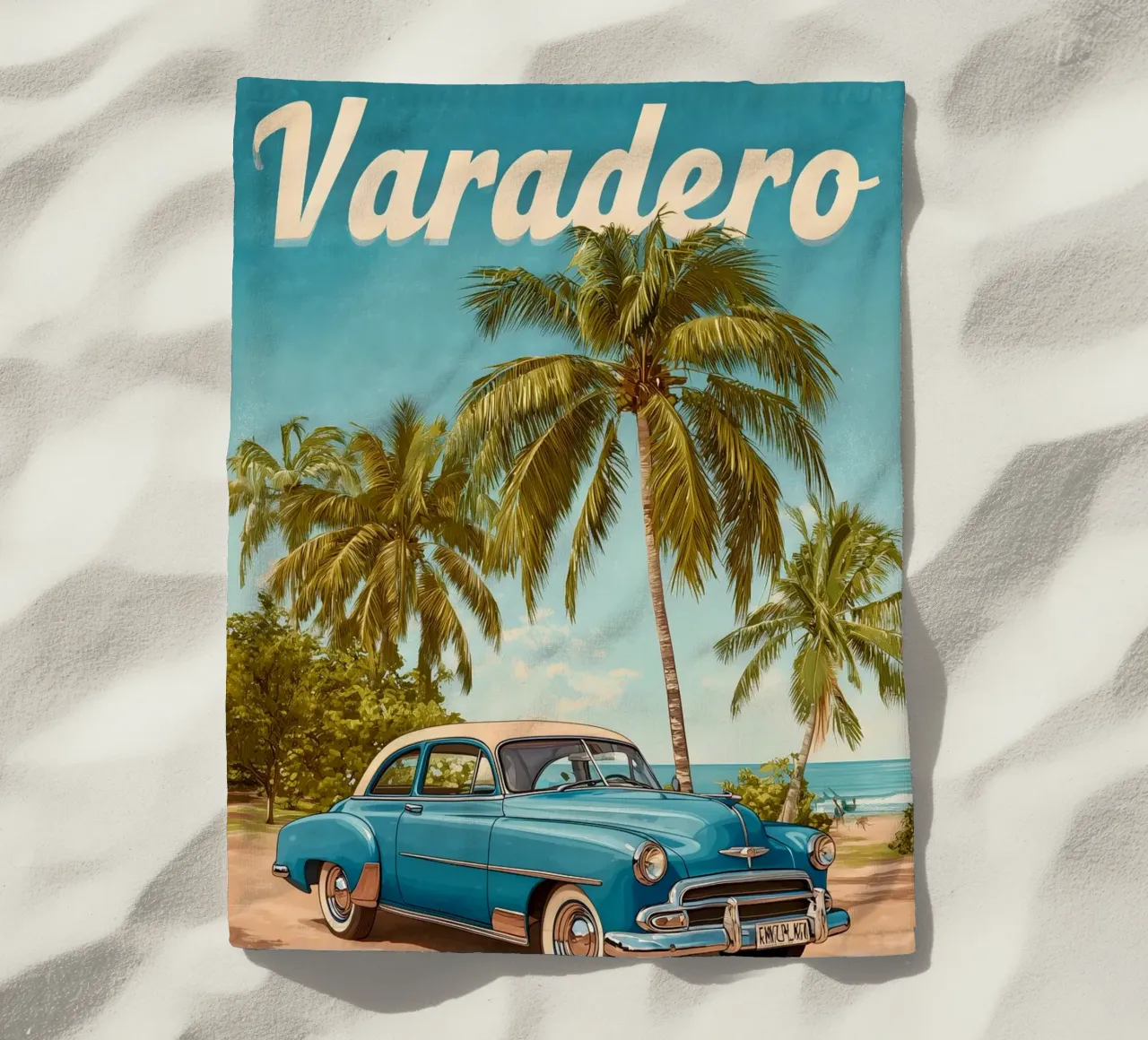Varadero vintage Reiseposter telo mare da Vintage Travel Art