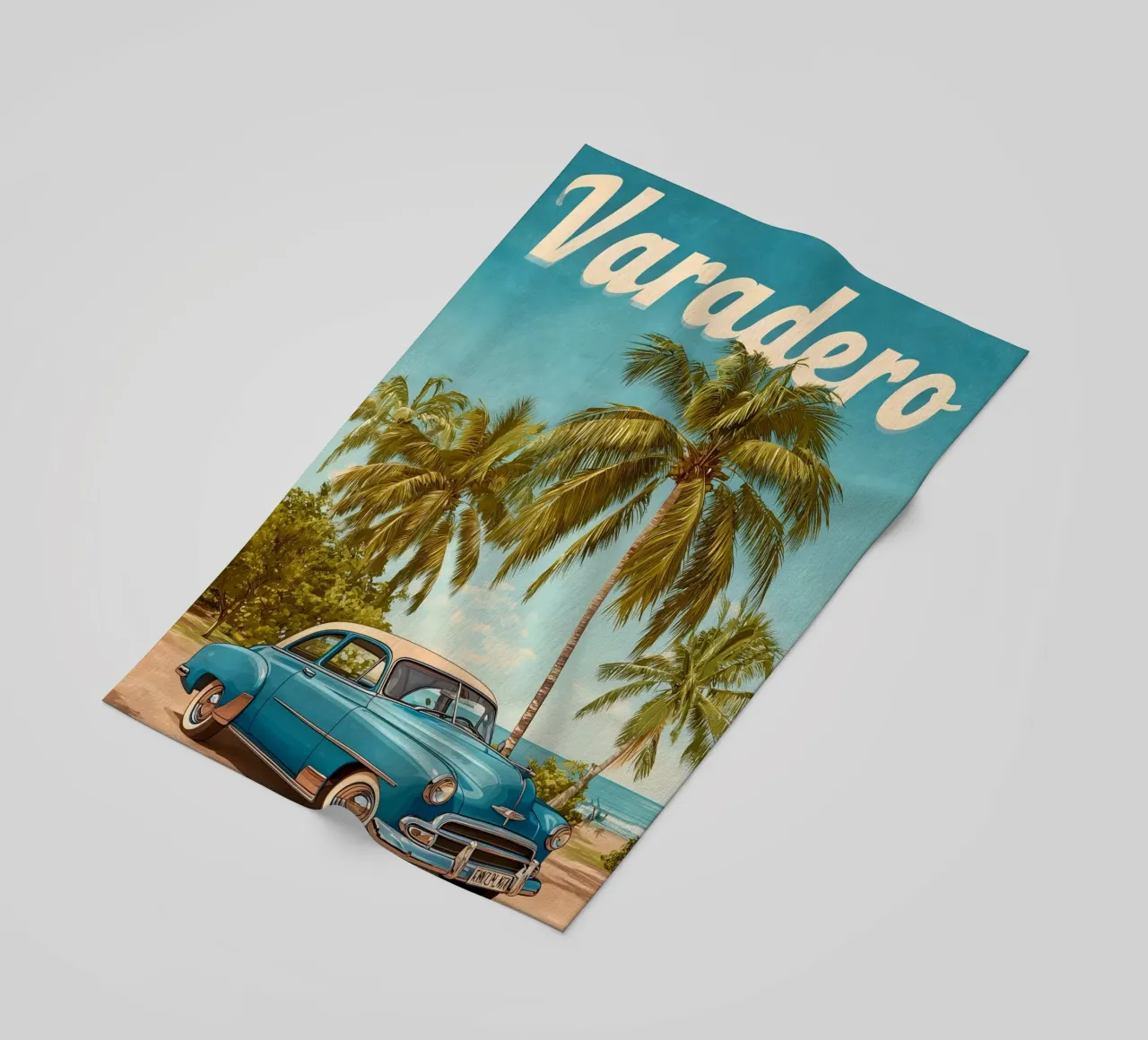 Varadero vintage Reiseposter telo mare da Vintage Travel Art