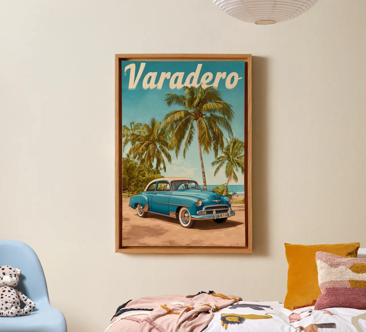 Varadero vintage Reiseposter tela con Cornice a cassetta da Vintage Travel Art