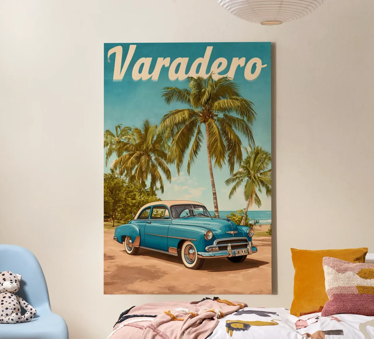 Varadero vintage Reiseposter tela con Cornice a cassetta da Vintage Travel Art