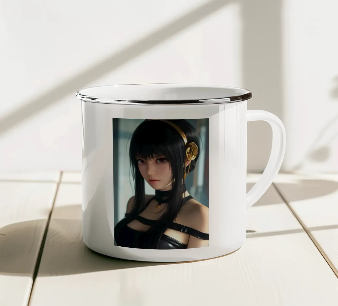 Yor Forger Spy X Family tazza in smalto da Fleur de Lys