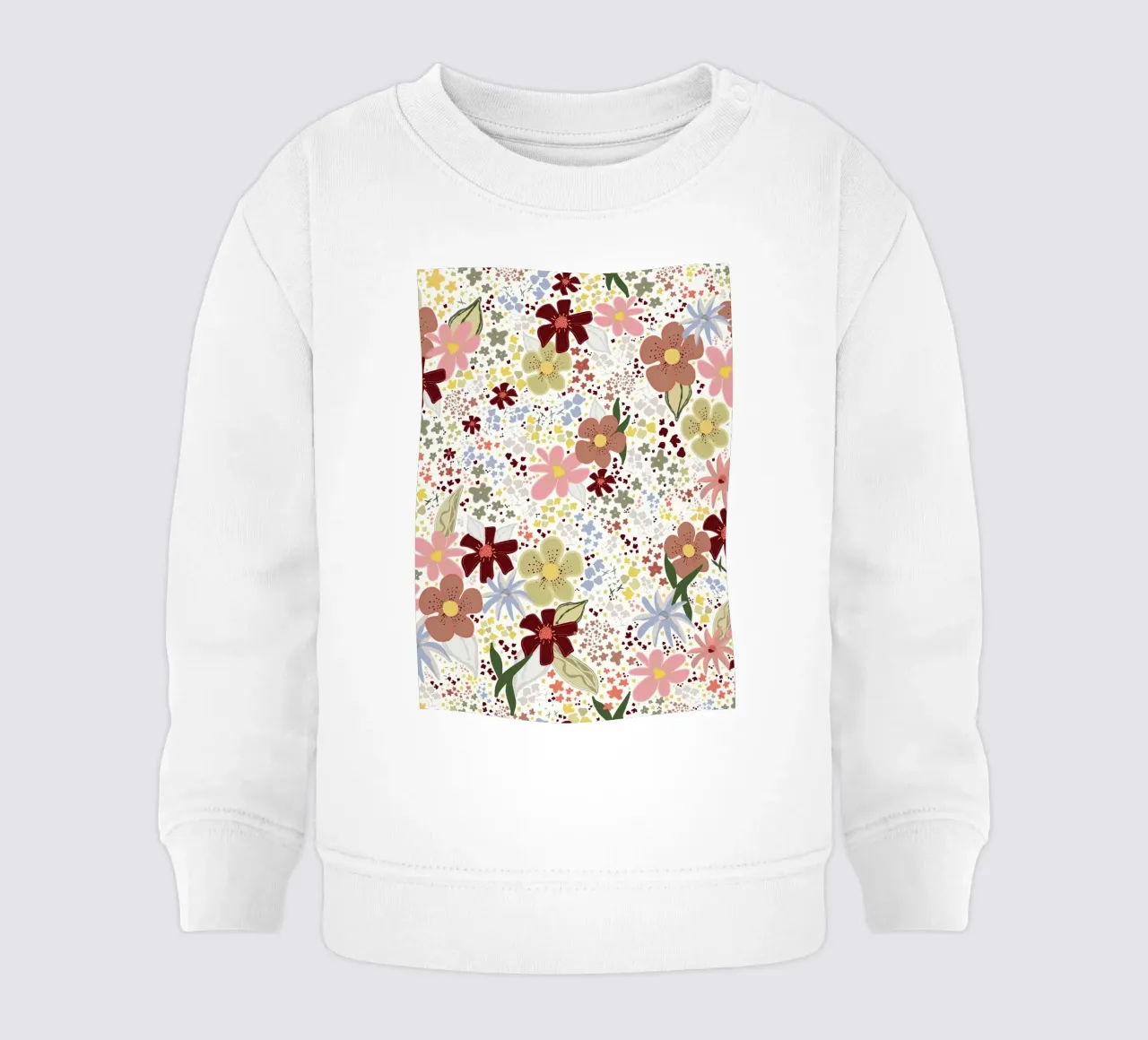 Autunno motivo floreale caldo botanico arte boho felpa neonato da gulsengunel