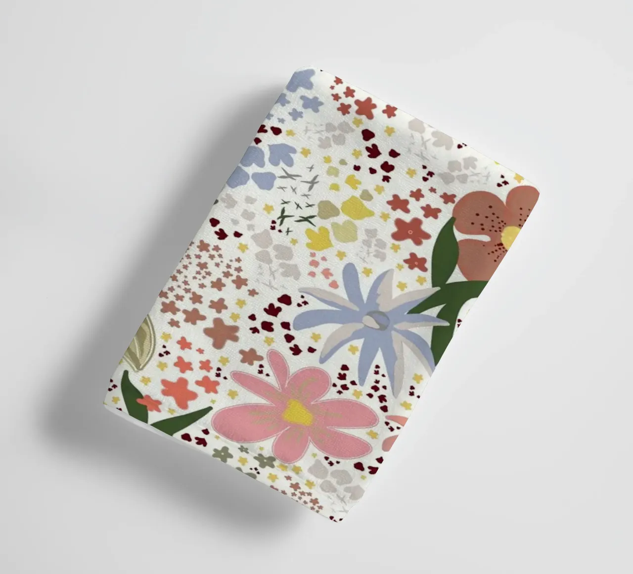 Autumn floral pattern towel by gulsengunel