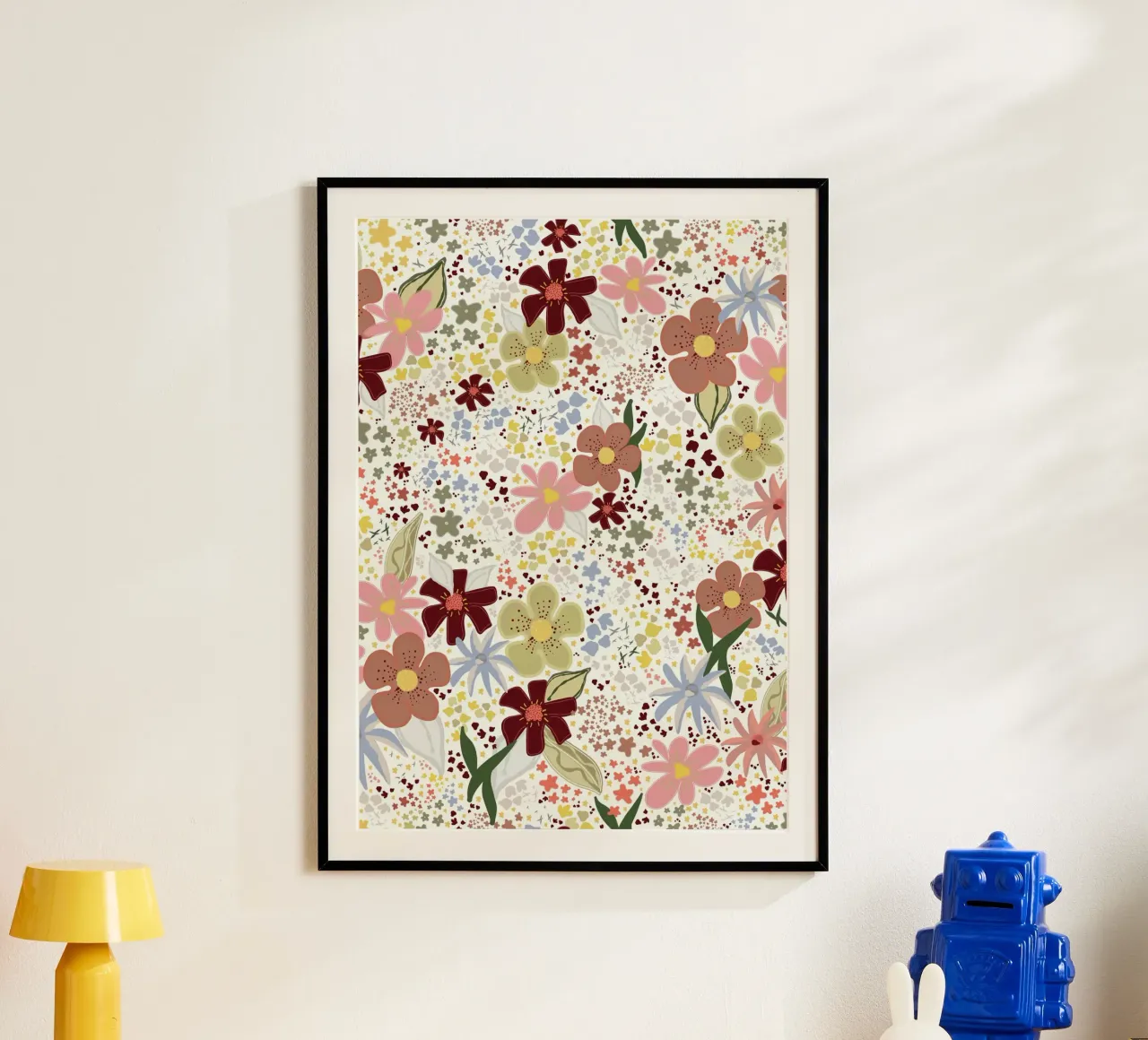 Autunno motivo floreale caldo botanico arte boho carta hahnemühle da gulsengunel