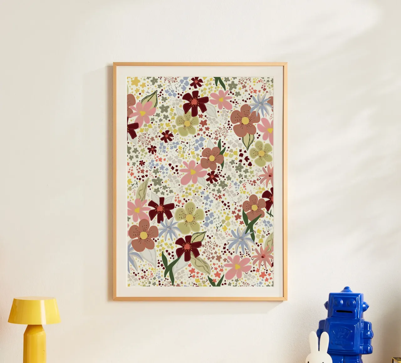 Autunno motivo floreale caldo botanico arte boho carta hahnemühle da gulsengunel